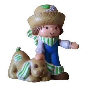 Vintage Kenner 1980s Strawberry Shortcake Huckleberry Pie 2" PVC Figure* HTF